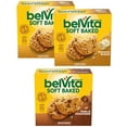 thumbnail image 1 of belVita Soft Baked Breakfast Biscuits Variety GJM1&nbsp;Pack, Banana Bread and Oats & Chocolate, Chewy Breakfast Bars, 3 Boxes of 5 Packs (1 Biscuit Per Pack), 1 of 3