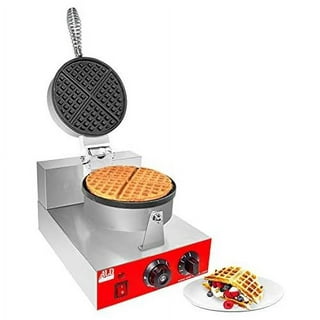 Burgess Brothers Mini Waffle Maker, Portable Electric Non-Stick Waffle  Iron, Belgian Waffle Maker Makes 4 Inch Waffles