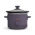 thumbnail image 1 of bella 1.5 Qt Manual Slow Cooker with 3 Heat Settings, Ceramic Nonstick Coating, Dishwasher Safe Pot & Tempered Glass Lid, Plum, 1 of 7