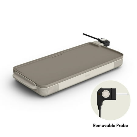Bella - 10" x 20" Ceramic Electric Griddle - Oatmilk