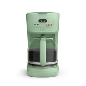bella 12 Cup Programmable Drip Coffee Maker with Glass Carafe, Auto Shut-Off, Seaglass