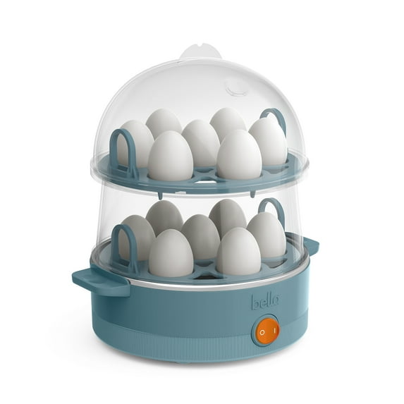 bella 14-Egg Electric Egg Cooker for Hard, Soft Boiled Eggs, Surf