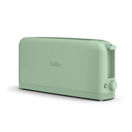Bella - Fits-anywhere Kitchenware: 2-Slice Slim Toaster - Seaglass