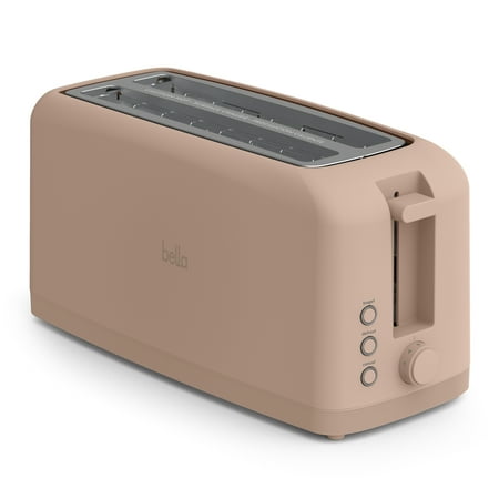 Bella - Fits-anywhere Kitchenware: 4-Slice Slim Toaster - Blossom