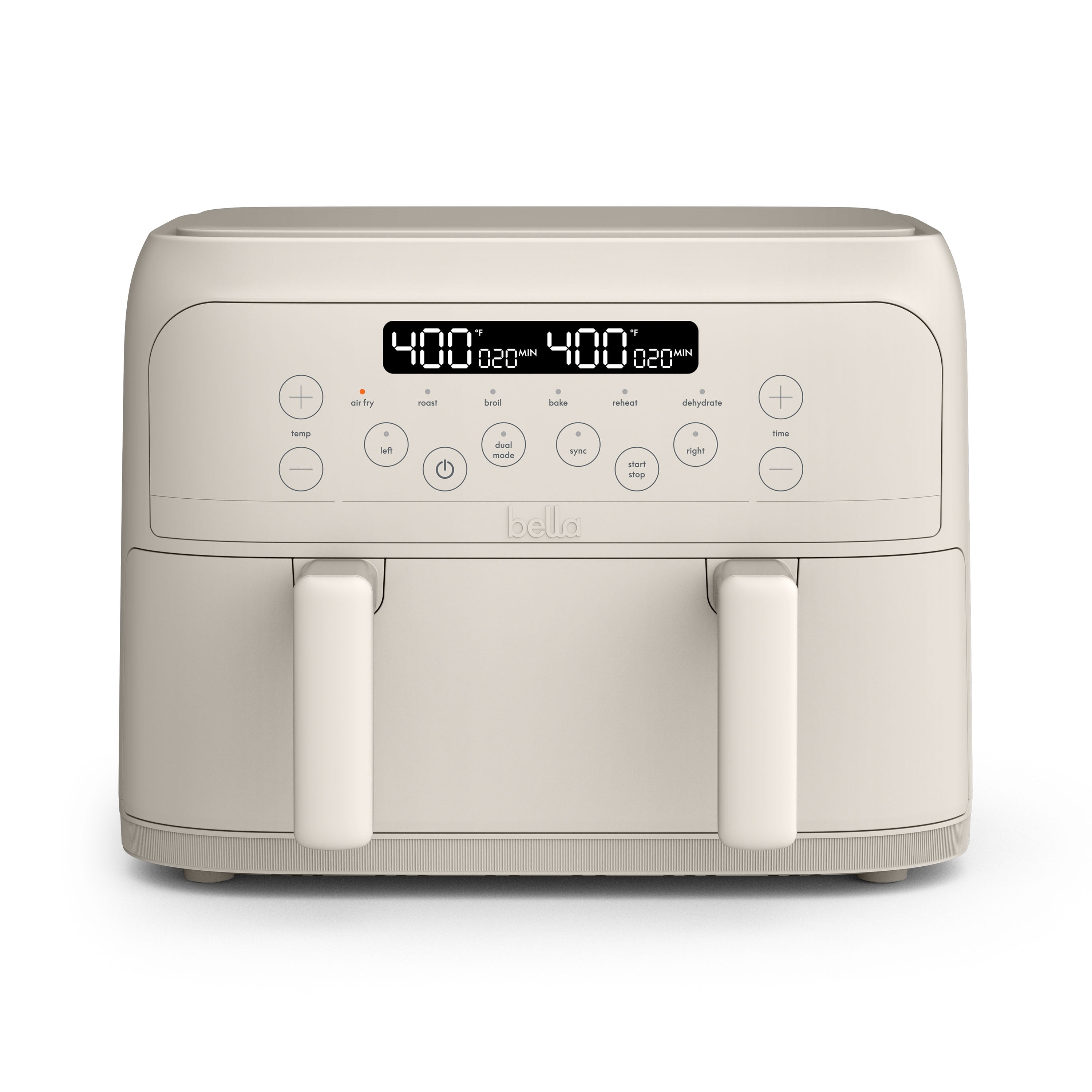 Bella - 4-qt. TriZone Air Fryer