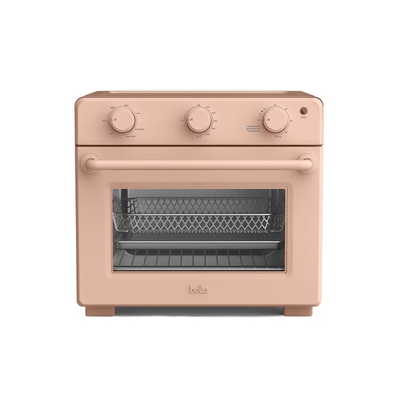 bella 6-Slice Air Fry Toaster Oven with 7 Preset Cooking Options and EverGood™ Nonstick Coated Trays, Blossom