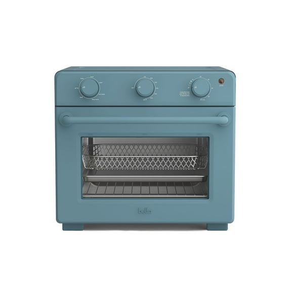 bella 6-Slice Air Fry Toaster Oven with 7 Preset Cooking Options and EverGood™ Nonstick Coated Trays, Surf