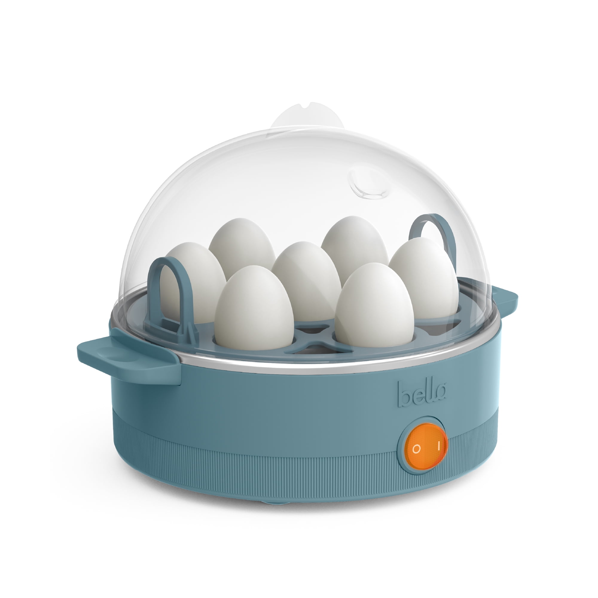 bella 7-Egg Electric Egg Cooker for Hard, Soft Boiled Eggs, Surf