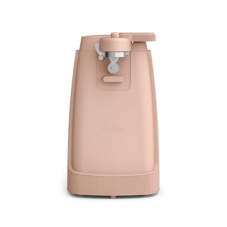 bella Electric Can Opener with Stainless Steel Cutting Blade and Cord Storage, Blossom