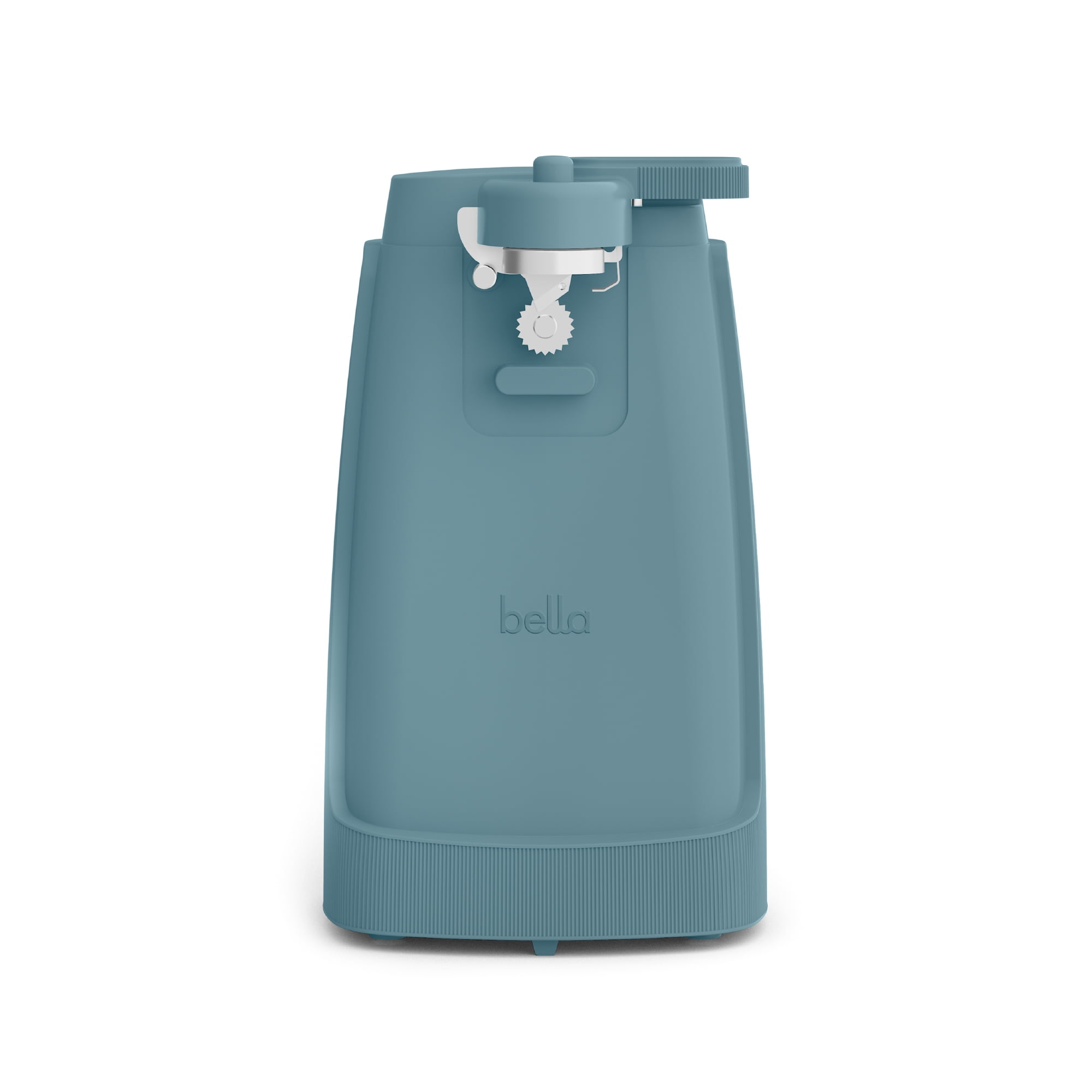 bella Electric Can Opener with Stainless Steel Cutting Blade and Cord Storage, Surf