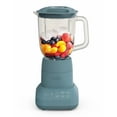 thumbnail interactive-video image 1 of bella 10 Speed Countertop Blender, 48 oz Dishwasher Safe Pitcher, Juicer & Smoothie Maker with Fits-Anywhere™ Slim Flip & Store Design, Stainless Steel Blade, Surf, 1 of 11