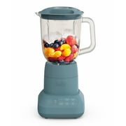 bella 10 Speed Countertop Blender, 48 oz Dishwasher Safe Pitcher, Juicer & Smoothie Maker with Fits-Anywhere™ Slim Flip & Store Design, Stainless Steel Blade, Surf