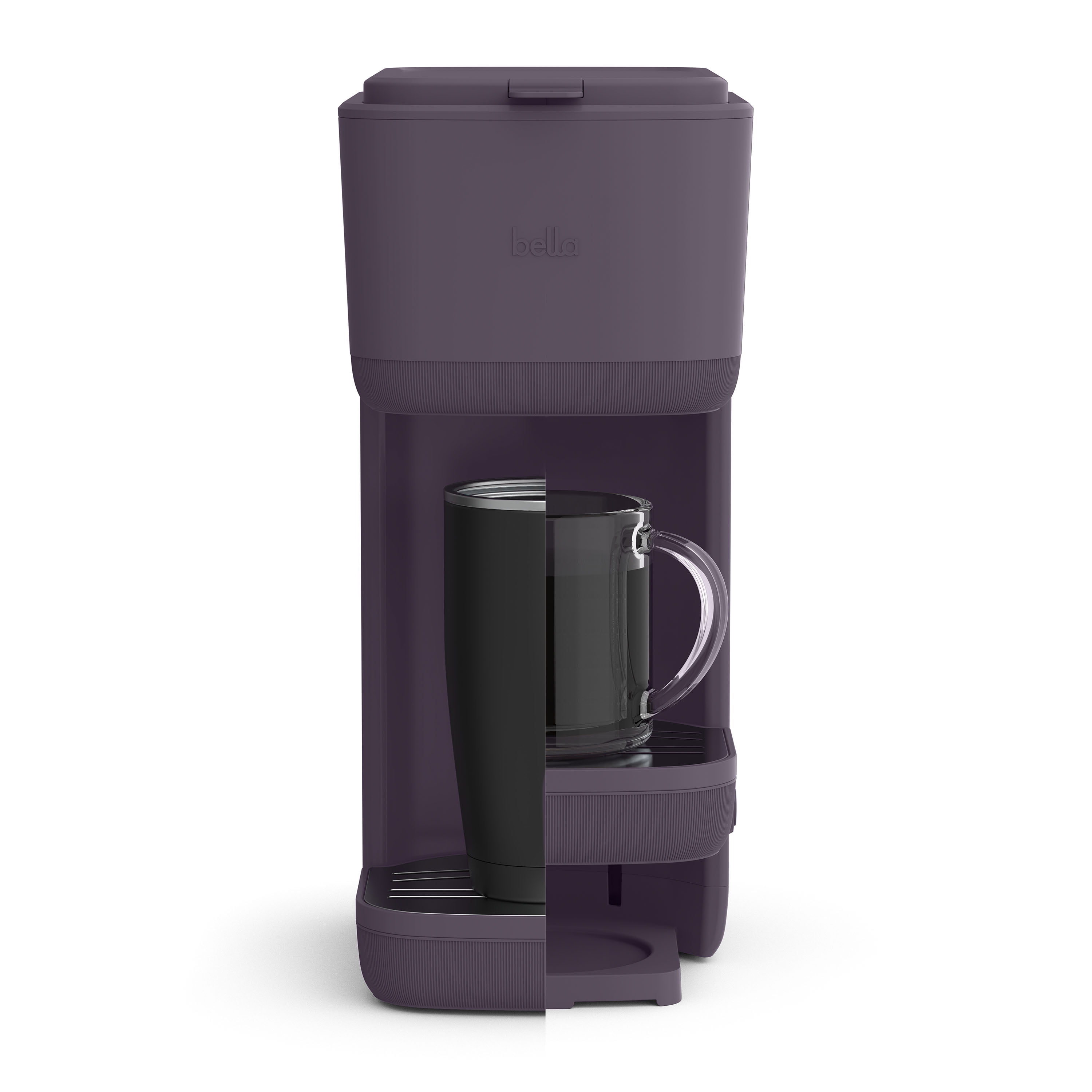 bella Single Serve Coffee Maker Plum Walmart