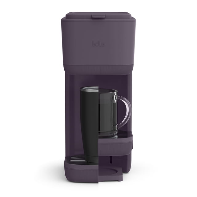 bella Single-Serve Coffee Maker, Plum