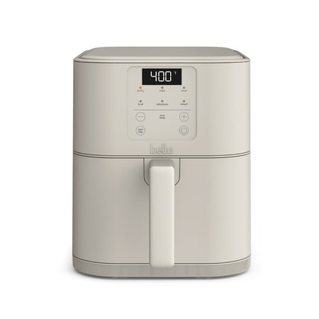 Bella - Fits-anywhere Kitchenware: 6-qt. Slim Air Fryer - Oatmilk