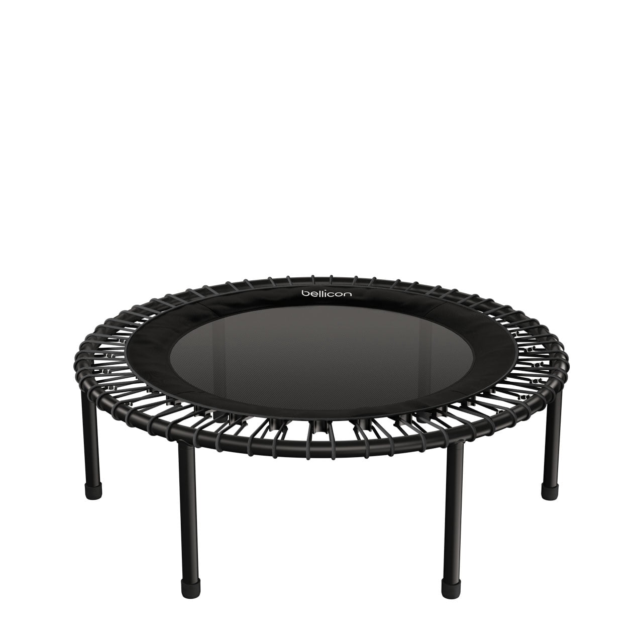 bellicon 39" Rebounder Trampoline, Bungee, Foldable Legs, Comfort Mat, Black
