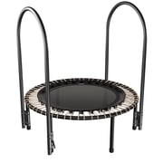 bellicon 39 Rebounder Trampoline, Bungee, Screw Legs, Support Handles, Beige