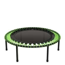 bellicon トランポリン 黒・緑 bellicon Jumping Fitness Trampoline, 54” Hexagon, Black, T-Bar