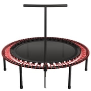 bellicon 49 Rebounder Trampoline, Bungee, Screw Legs, Standard Mat, T-Bar, Red