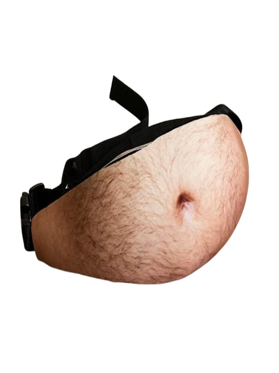 belly fanny pack funny, Hairy Belly Fanny Pack, Beer Gut Fanny Pack,Realistic Hidden Waist Bag,Wearable Realistic Belly Bag,The Gut Bag Fanny Pack,Anti Theft Bellies Purse for Women Men Gift