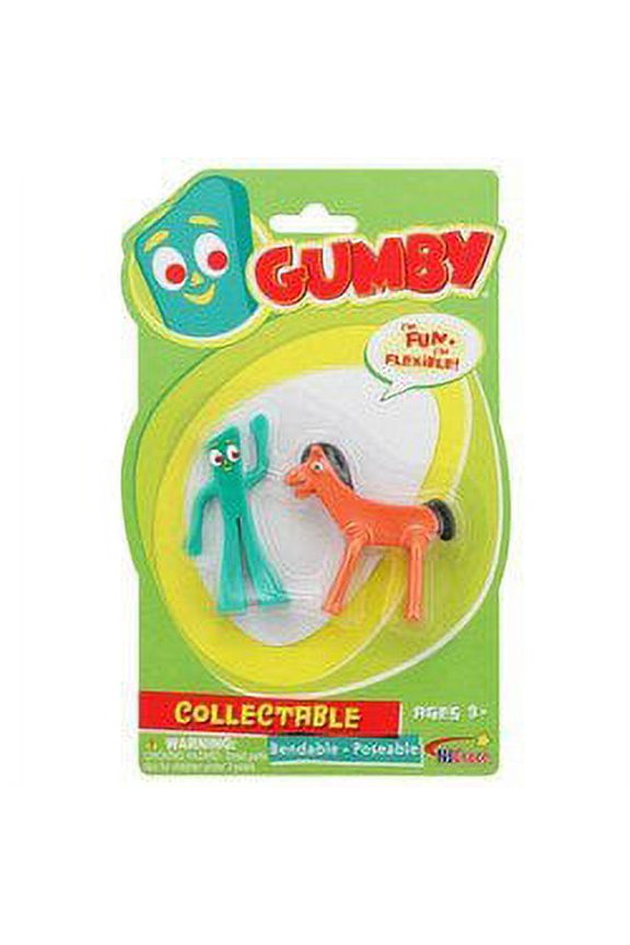 *bendable set GUMBY & POKEY MINI