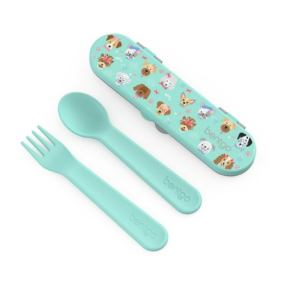 bentgo Assorted Kids Utensil Set (BGKDUTPL-PPY)
