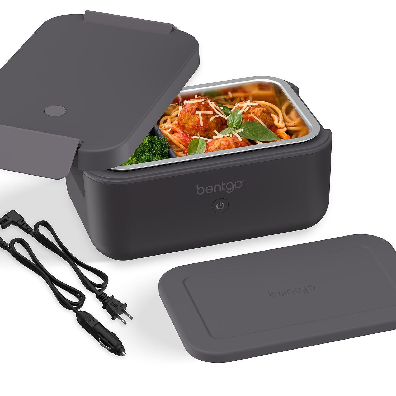 bentgo Heated Electric Bento Box Obsidian 42.4 oz. (BGHEATBX-OB)