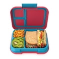 thumbnail image 1 of Bentgo® Pop - Leak-Proof Lunch Box & Removable Divider for Ages 8+ & Teens - Lunch Container Holds 5 Cups of Food; 3-4 Compartments; Microwave/Dishwasher Safe; 2 Year Warranty (Flame Red/Turquoise), 1 of 7