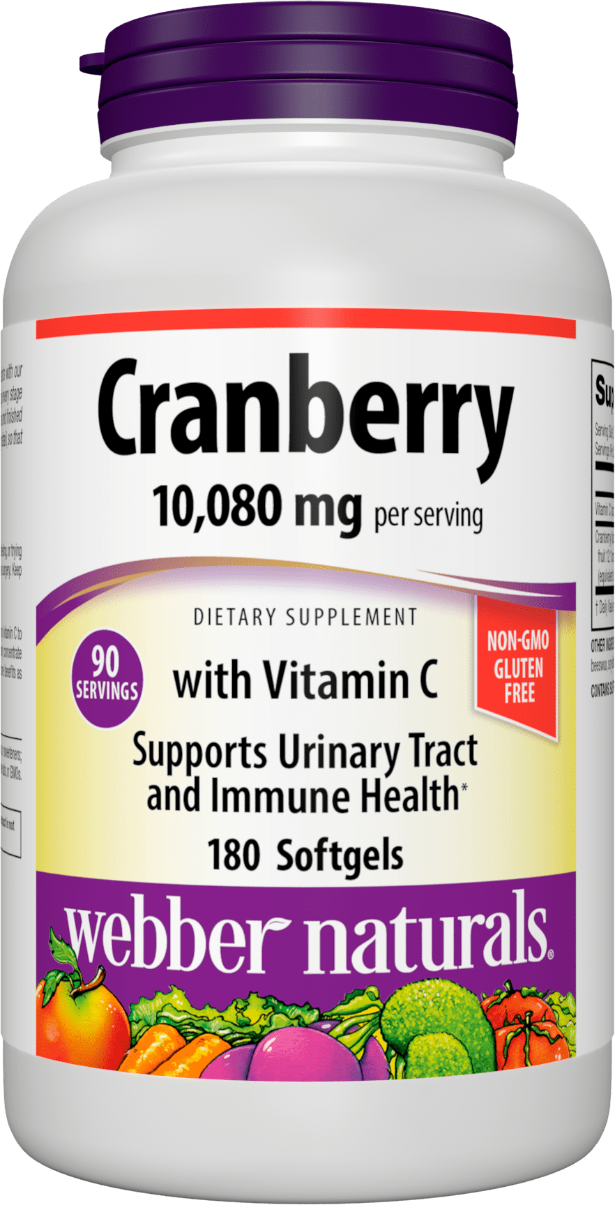 ber Naturals Cranberry Supplement with Vitamin C, 10,080 mg of