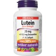 ber Naturals Extra Strength Lutein with Zeaxanthin Softgel