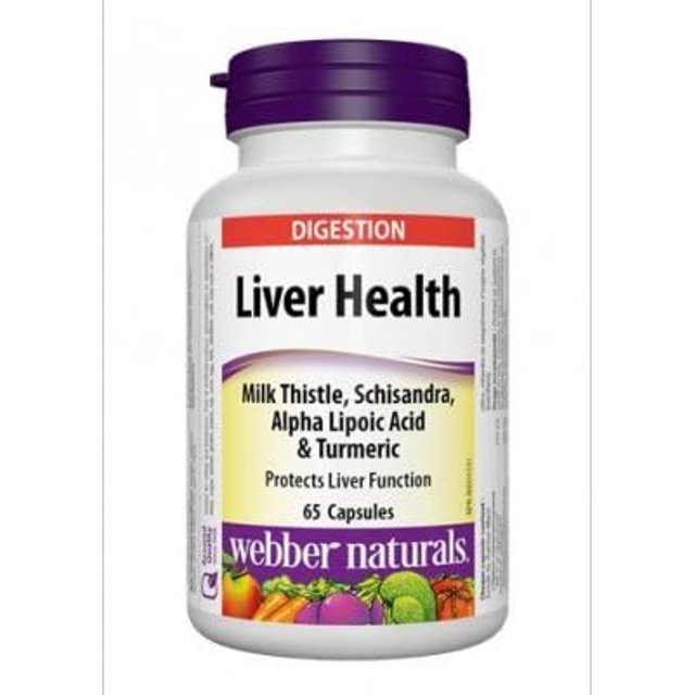 ber Naturals Liver Health with Milk Thistle, 65 caps