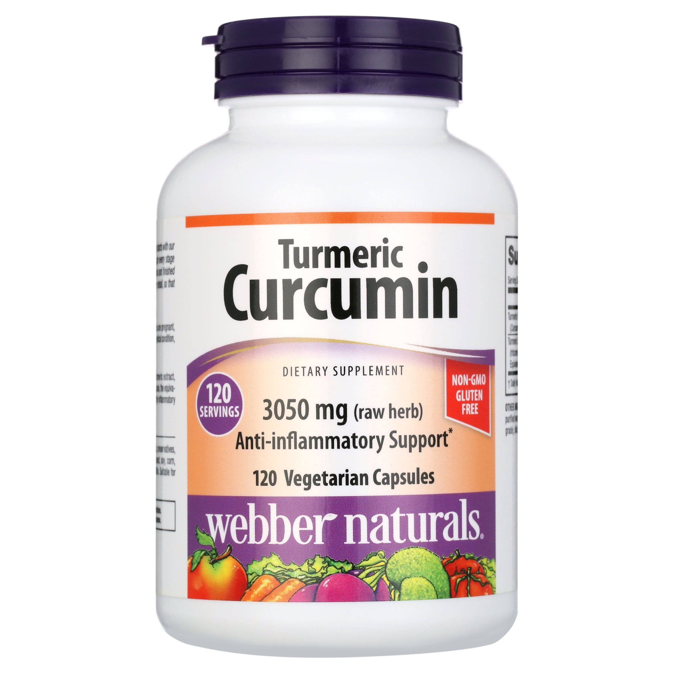 ber Naturals Turmeric Curcumin, 3,050 mg of Raw Turmeric, 120