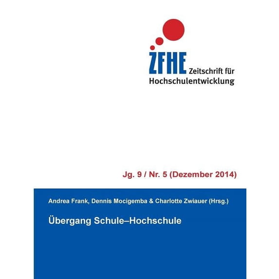 Ãbergang Schule-Hochschule, (Paperback)