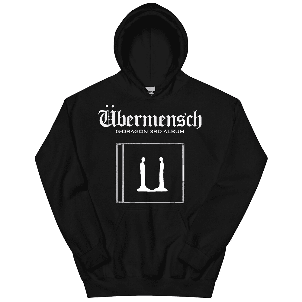 G-DRAGON UBERMENSCH HOODIE BLACK ジヨンパーカー G-DRAGON 2025 World Tour Übermensch Official Merchandise