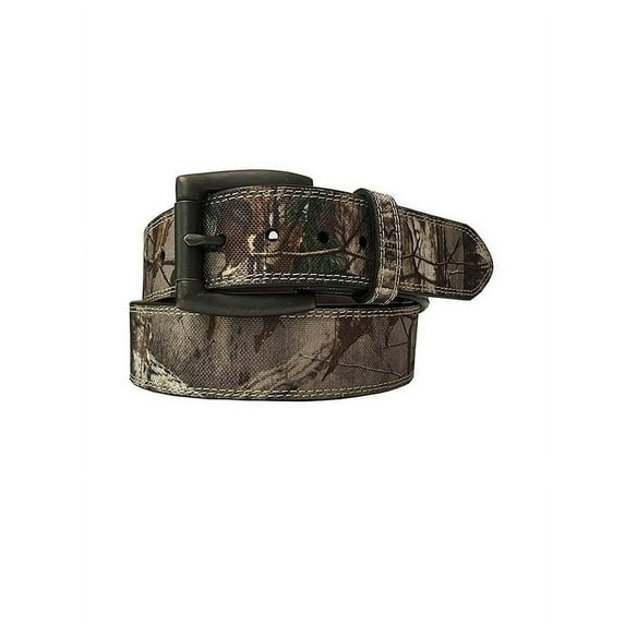 berne men's 38mm realtree xtra camo fabric belt