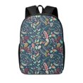 berry Nuts Leaf Backpack for School, 17 Inches Lightweight Laptop