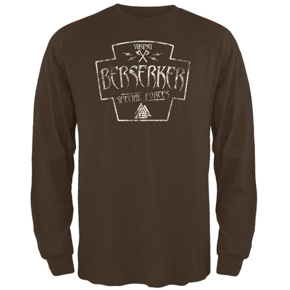 berserker viking special forces retro vintage mens long sleeve t shirt