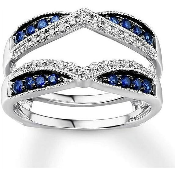beryl_creation 1.90 Ct Round Cut White Diamond Halo Flower Wedding Engagement Ring 14K White Gold Plated 925 Sterling Silver -5.5