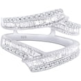 thumbnail image 1 of beryl_creation 1.90Ct Round Cut White Diamond Wrap Enhancer Engagement Wedding Ring 14k White Gold Finish For Women's & Girls 925 Sterling Silver -8, 1 of 1