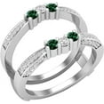 thumbnail image 1 of beryl_creation 14K White Gold Plated 1.50 Ct Round Cut White Diamond Wedding Engagement Pinky Ring 925 Sterling Silver For Men's -10, 1 of 3