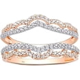 thumbnail image 1 of beryl_creation 2.50 Ct Round Cut Diamond Wedding Engagement Enhancer Guard Wrap Ring 925 Sterling Silver 14K Two-Tone Gold Plated For Women's -9, 1 of 3