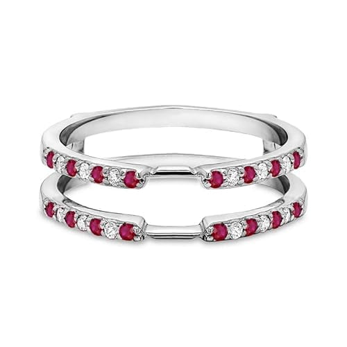 beryl_creation 925 Sterling Silver 14K White Gold Plated 1.65 Ct Round ...