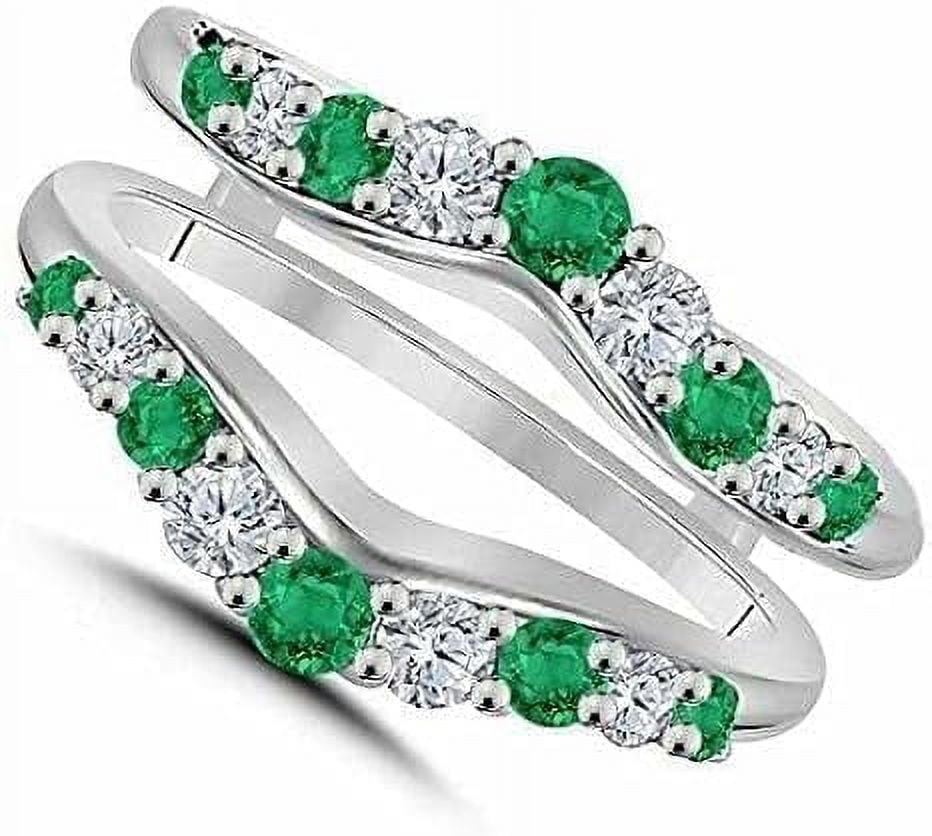 beryl_creation 925 Sterling Silver Ct Round Cut Diamond