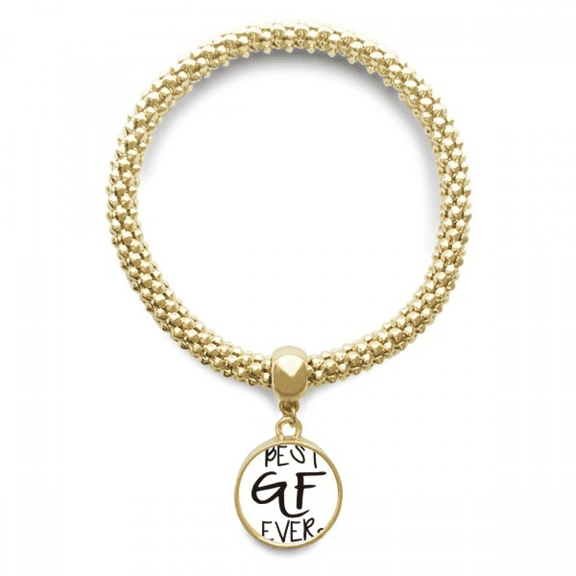 best bf ever valentine's day love en bracelet round pendant jewelry chain