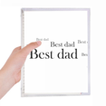 thumbnail image 1 of best dad festival quote notebook loose diary refillable journal statiry, 1 of 3