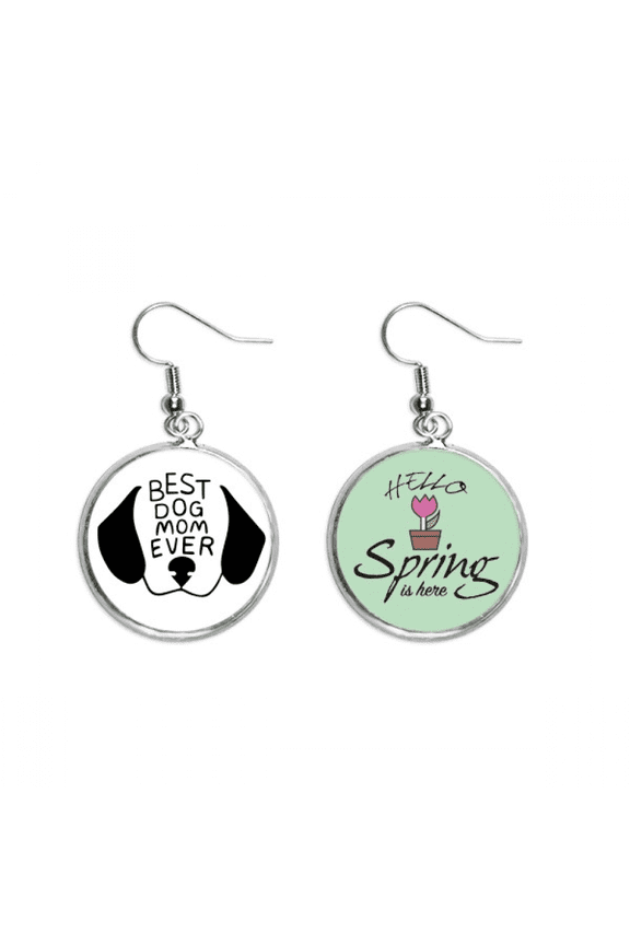 best dog mom ever quote diy design decoration dangle season sp earring jewelry