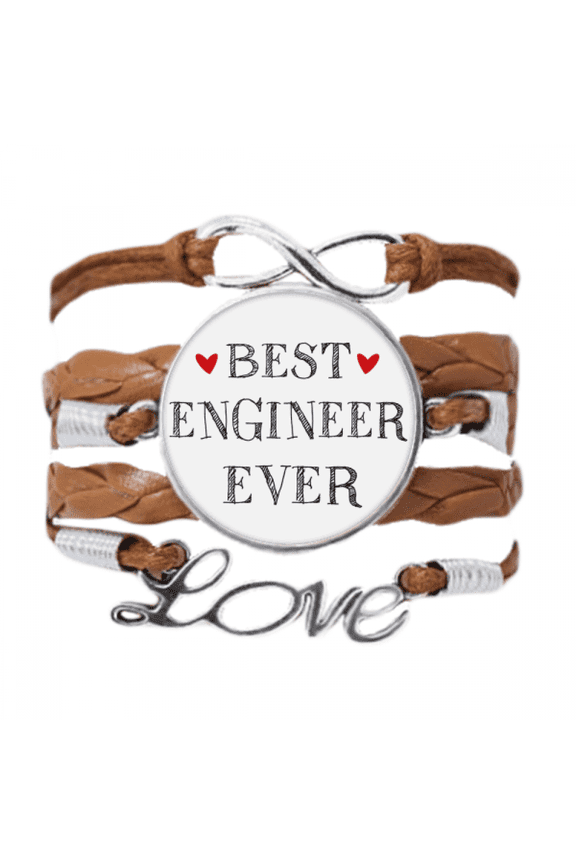 best engineer ever quote profession bracelet love chain ornament wristband