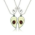 thumbnail image 1 of best friend Friendship Necklaces for Friend Women Girls Christmas Birthday Gifts for best friend Necklace Avocado best friend Necklaces for 2 Matching Heart Pendant Necklace for Friends Women Females, 1 of 5