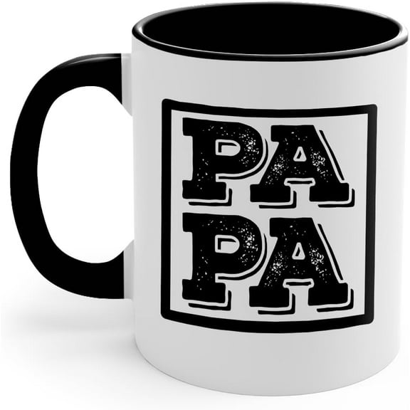 best papa ever Coffee Mug, Gift for Father's Day Coffee Mug,Cool Fathers Day Present Ideas for Daddy,Personalized Anniversary Birthday Presents for Papa Stepdad (Mug07)