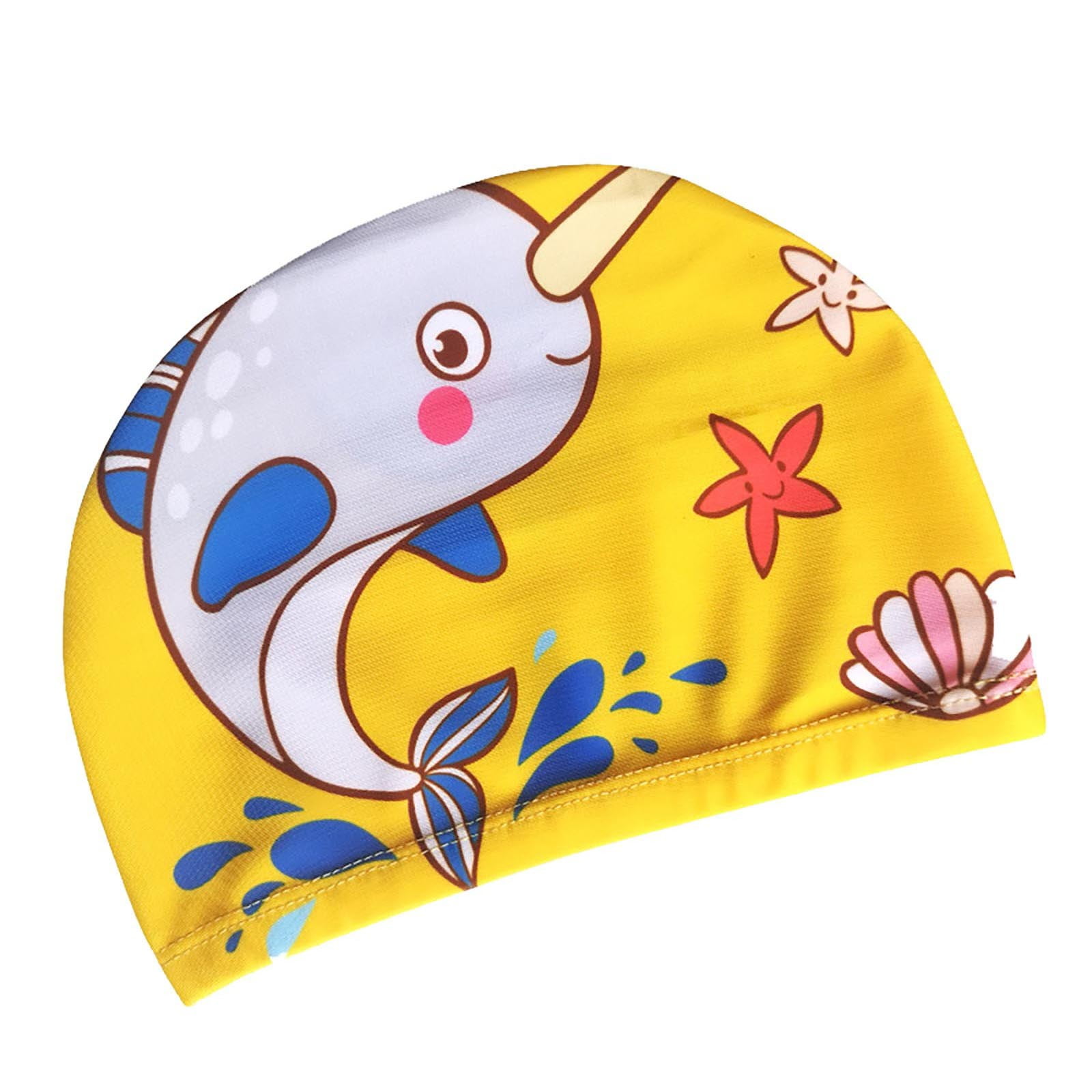 swim cap to keep hair dry Anniversary Mom Kids Swim Caps Baby Bathing Children Cartoon Swimming